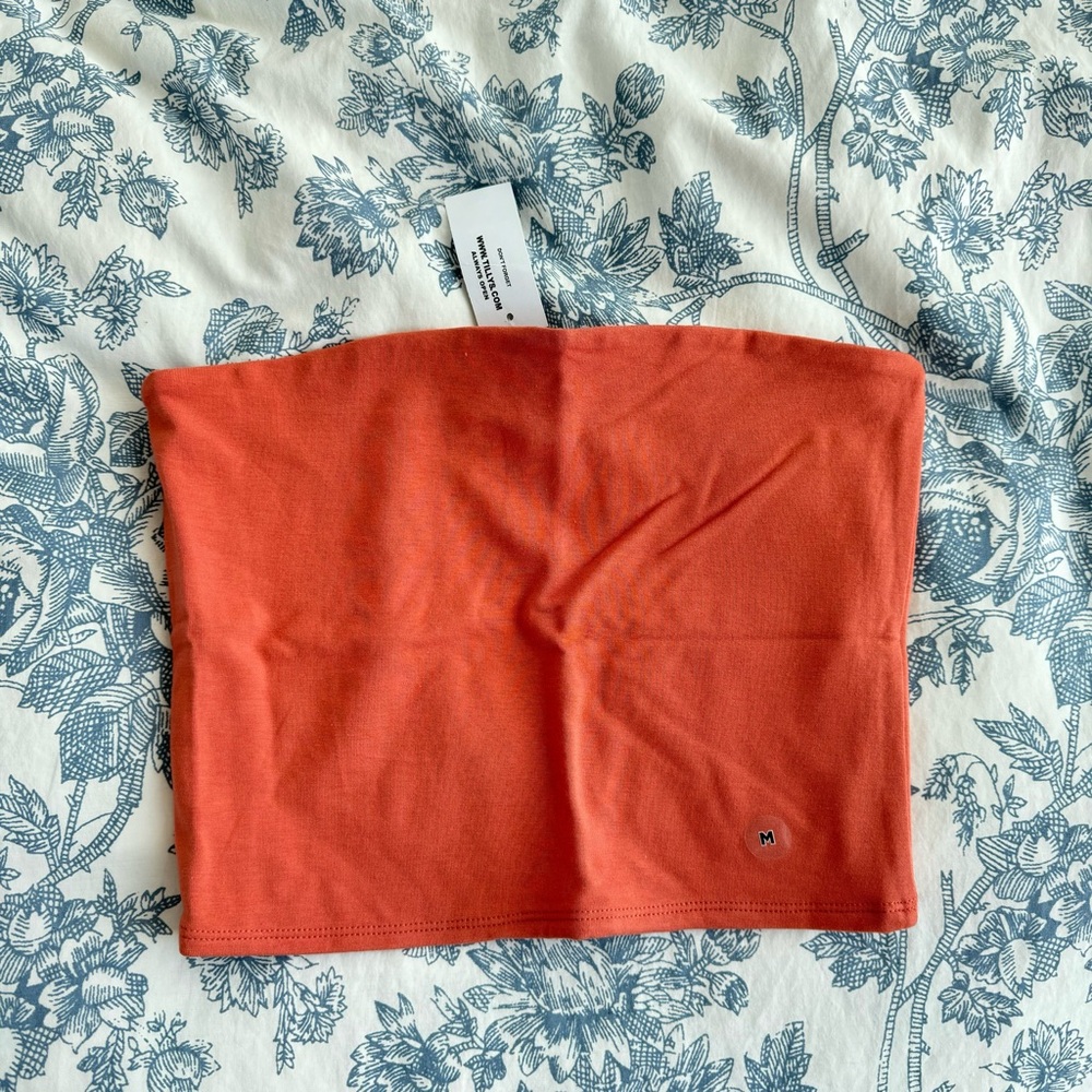 Full tilt burnt orange tube top size M
